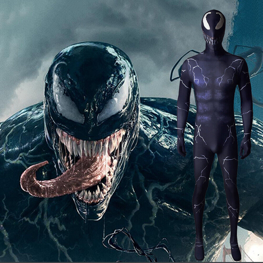 Venom Costume Adults, Jumpsuit Cosplay Costume