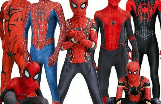 SpiderMan Costume Cosplay Spider-Man Jumpsuit Halloween Costume for Kids