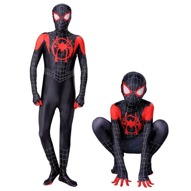 SpiderVerse Miles Morales Spiderman Costume