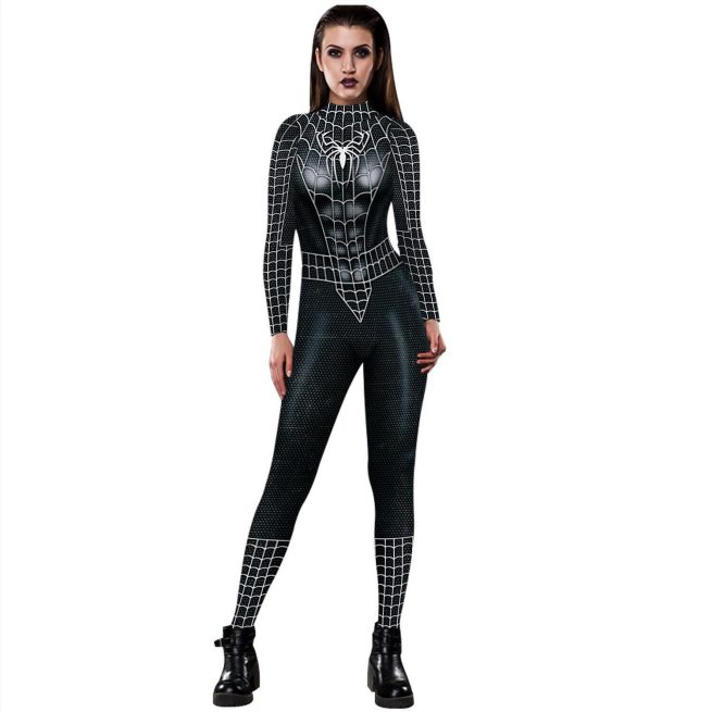 Venom Female Costume Bodysuit