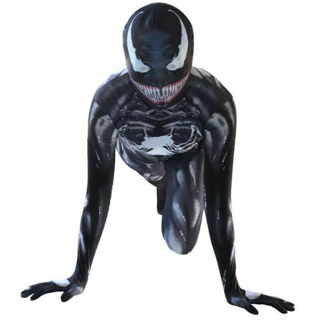 Venom Spiderman Costume, Cosplay for Adults and Kids