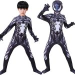 Kids Halloween Venom Cosplay Costume