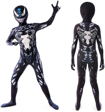 Venom Costume Kids,  Venom Cosplay costume Spandex Jumpsuit